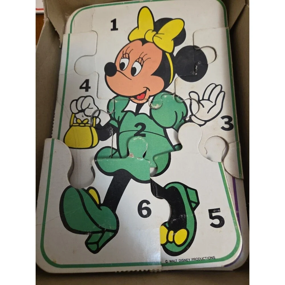 Disney My First Game Pop-O-Matic Puzzle Match Game 1977 Vintage Gabriel